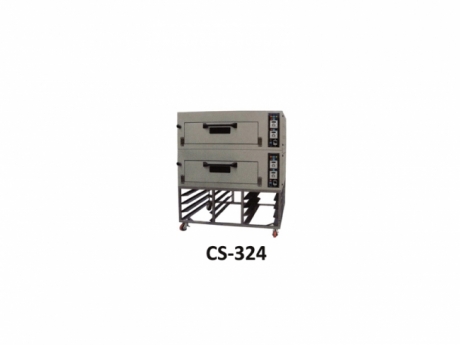 2 doors with 4 plates electric digital oven